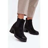 Boto Women's ankle boots on heel lined black Zelia | shoptok.hr