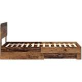  Okvir za krevet Staro drvo 90 x 200 cm Konstruirano drvo | shoptok.hr