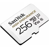 Sandisk Spominska kartica High Endurance video Micro SDXC C10 U3, 100MB/s, 256 GB + SD Adapter