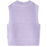  Dječji prsluk pleteni svjetloljubičasti 128 | shoptok.hr