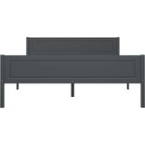  Za krevet od masivne borovine sivi 120 x 200 cm | shoptok.hr
