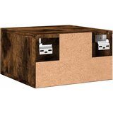  Zidni noćni ormarići 2 kom dimljenog hrasta 35x35x20 cm Smeđa | Shoptok.si