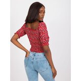 RUE PARIS Blouse-RO-BZ-2516-13.11-red | Shoptok.si