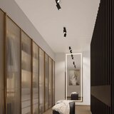  Stenska svetilka KARBON črna s stikalom, (21626756) | Shoptok.si