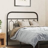 Maison Chic kovinsko posteljno vzglavje - vzglavna omarica - nočna omarica črno 107 cm, (21705134) | Shoptok.si