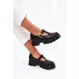 Boto Women's Shoes With Buckle On Platform And Flat Heel Black Venda | ePonuda.com