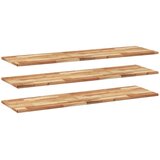  Plutajuće police 3kom s uljnim premazom 140x40x2cm drvo bagrema | shoptok.hr
