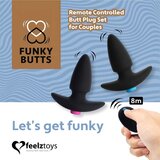Feelztoys Set vibracijskih analnih čepov za pare - FunkyButts | Shoptok.si