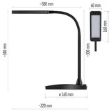 Emos namizna LED svetilka EDDY črna Z7599B | Shoptok.si