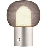Blomus LED stolna lampa aluminijska u srebrnoj boji sa staklenim sjenilom (visina 32 cm) Iris – | shoptok.hr