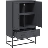  Visoka komoda antracit 68x39x111,5 cm od čelika | Eponuda.ba