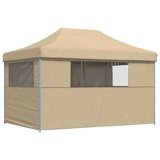 Šator za svadbe - šator za zabave Bež 279 x 410 x 315 cm Oxford tkanina | shoptok.hr