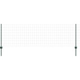 Euro ograda s postom 10 x 0,8 m Čelik premazan PVC-om Zelena | shoptok.hr