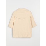 Sinsay Oversize džemper bluza sa šalom i dodatkom vune | shoptok.hr