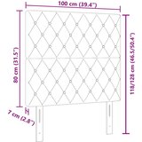 vidaXL Naslon za Glavu s Kristalnim Gumbima, Tapecirani, Svjetlosivi, 100 cm, Baršun, Naslon za Glavu s Kristalnim Gumbima, Tapecirani, Svjetlosivi, 200 cm, Baršun | shoptok.hr