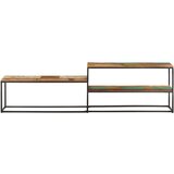 Maison Chic TV omarica - TV stojalo - Televizijska omarica 180x30x50 cm trden predelan les, (21700479) Cene