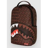 Sprayground Money Split DLX Nahrbtnik brown / black / white / red | Shoptok.si
