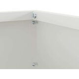  Ograda oko Travnjaka 6 pcs Bijelo 40 x 40 x 13 cm Čelik | shoptok.hr