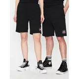 Converse Športne kratke hlače Unisex Novelty Chuck Patch 10024946-A01 Črna Regular Fit