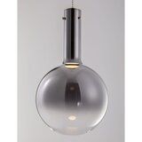 Nova Luce Siva steklena LED zatemnitvena viseča svetilka ø 25 cm Nostos – | Shoptok.si