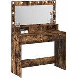  Toaletni stol s policom Dimljeni hrast 100 x 41 x 135 cm | shoptok.hr