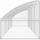  Kućica za pse 4 kom. Srebrna 8 x 2 x 2 m Pocinčani čelik | shoptok.hr