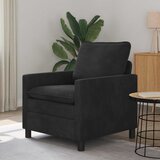 SOFA Crna 76 x 81 x 87,5 cm Baršun | shoptok.hr