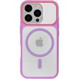 AVIZAR Ovitek MagSafe za iPhone 16 Pro Max, zadnja stran z dimnim efektom z ojačanim silikonskim okvirjem, Vijolična, (5000189139) | Shoptok.si