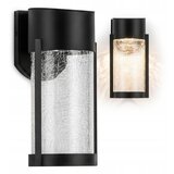  LED solarna zidna lampa LED/3,7V 300 mAh IP44 crna | Eponuda.com