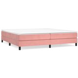 The Living Store Posteljni okvir roza 200x200 cm žamet - Box Spring Posteljni Okvir, (21488323) | Shoptok.si