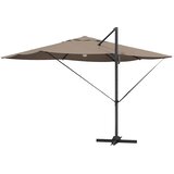  Suncobran Sivo-smeđa 351 x 250 x 253 cm Poliester i aluminij | Eponuda.ba