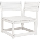  Kutna vrtna sofa s jastucima bijela 73 x 73 x 78 cm od borovine | shoptok.hr