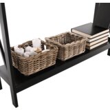 Kondela Konzolna miza, črna, APOLOS | Shoptok.si