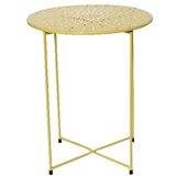 Kaemingk Pomoćni metalni stočić/ pastelno žuti/ 48cm | ePonuda.com