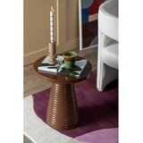 Leitmotiv Kovinska okrogla stranska mizica &amp;oslash; 40 cm Catania Ribbed &amp;ndash; Slike
