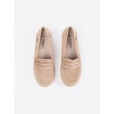 GOODIN Beige loafers with a thick sole | Shoptok.si