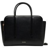 Calvin Klein Jeans Ročne torbice Carryall Mini Leather Tote Bag LV04F3034G Črna Cene