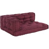  Jastučić za paletni kauč 3 pcs Bordo 120 x 80 x 38 cm Tkanina | shoptok.hr