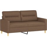  3-dijelni set sofa s jastucima smeđi od tkanine | shoptok.hr