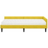  Kutni krevetni okvir s madracem Ostalo 2 pcs Žuta Baršun | Eponuda.com