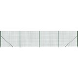  Mrežna ograja s prirobnico zelena 1,6x10 m, (20982270) | Shoptok.si
