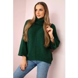 Kesi Włoski V-neck sweater ginger Ingwer dark green Cijene