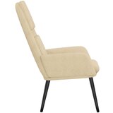 vidaXL Stol za sproščanje krem blago, (20957255) | Shoptok.si