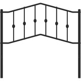 vidaXL Kovinsko posteljno vzglavje črno 100 cm, (21054973) | Shoptok.si