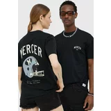Mercer Amsterdam Bombažna kratka majica črna barva