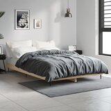  Za krevet boja hrasta 120x190 cm od konstruiranog drva | shoptok.hr