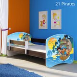  Otroška postelja ACMA z motivom, stranska wenge 160x80 cm 21 Pirates | Shoptok.si