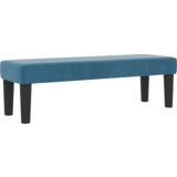 Box Spring Krevet s Madracem i Klupom Tamno Plavi 140x200 cm Baršun | shoptok.hr