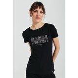 Legendww ženska crna majica sa printom 7060-9156-06 cene
