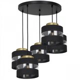  Luster na sajli HAVARD 5xE27/60W/230V crna/mesing okrugao | Eponuda.com